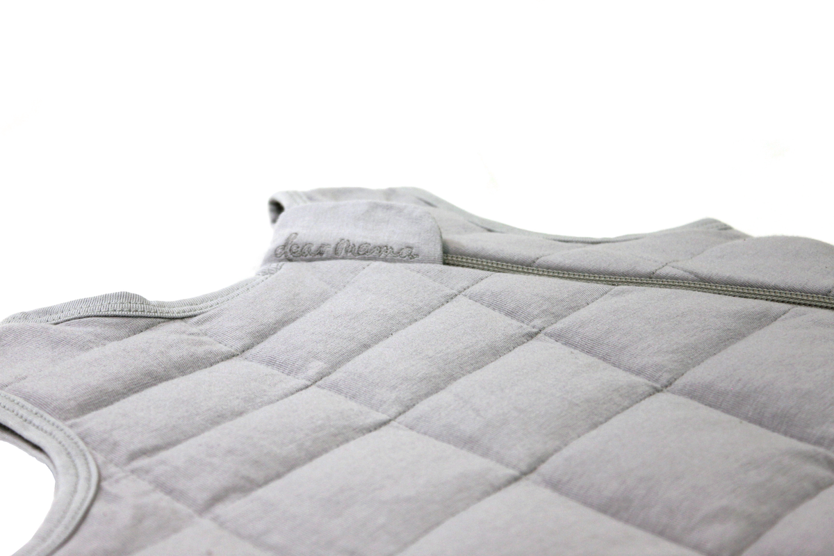 Gradually Weighted Sleep Suit – Grey – Dear Mama
