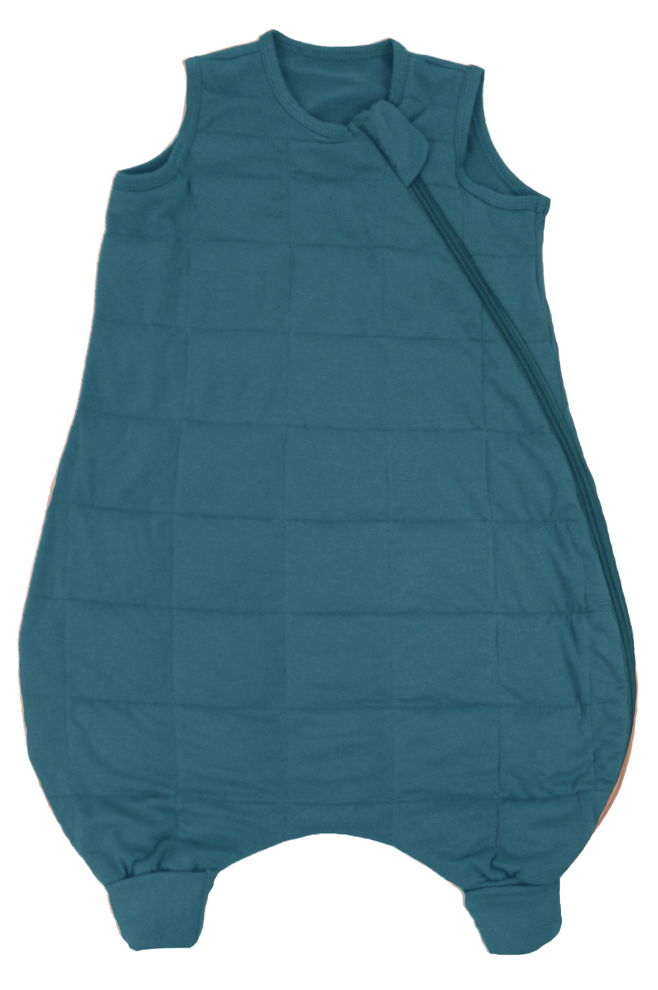 NEW* Gradually Weighted Sleep Suit with Footies– Teal Blue – Dear Mama