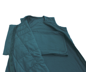 *NEW* Gradually Weighted Sleep Sack – Teal Blue